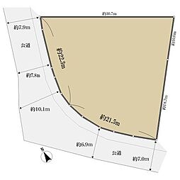 町田市玉川学園2丁目の土地