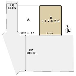 龍ケ崎市城ノ内４丁目の土地