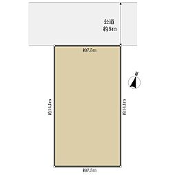 武蔵村山市三ツ藤１丁目の土地