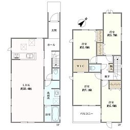 相模原市中央区上溝４丁目の一戸建て