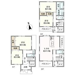 西宮市小松南町１丁目の一戸建て