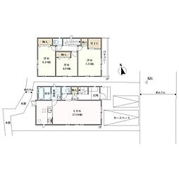 交野市倉治３丁目の一戸建て