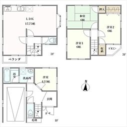 交野市私市2丁目の一戸建て