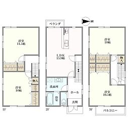 東大阪市東石切町4丁目の一戸建て