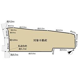 東大阪市東石切町４丁目の土地