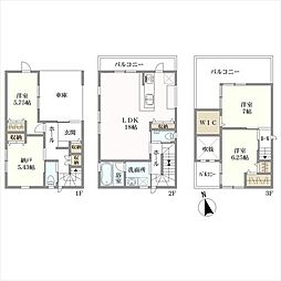 川西市鼓が滝2丁目の一戸建て