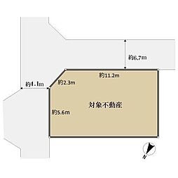 箕面市牧落5丁目の土地