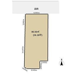 京都市中京区聚楽廻東町の土地