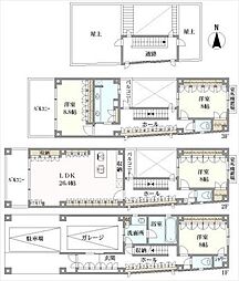 京都市下京区綾西洞院町の一戸建て