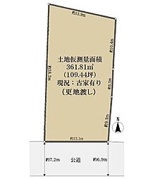 京都市北区等持院中町の土地
