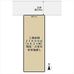 京都市北区紫竹上園生町の土地