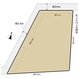 神戸市灘区五毛通２丁目の土地