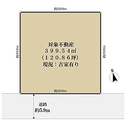 神戸市須磨区白川台５丁目の土地