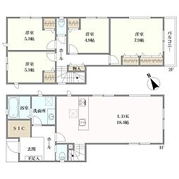 横浜市港北区綱島東４丁目の一戸建て