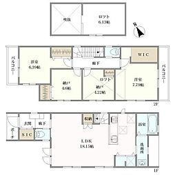 川崎市中原区井田3丁目の一戸建て