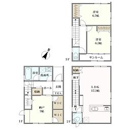 広島市中区江波本町の一戸建て