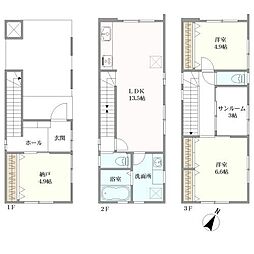 広島市中区江波本町の一戸建て
