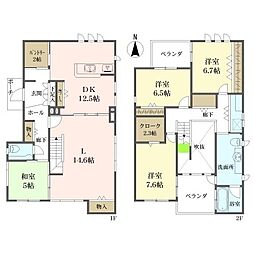 みよし市三好丘２丁目の一戸建て