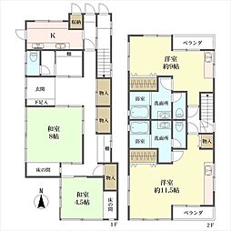 岡山市北区津島福居1丁目の一戸建て