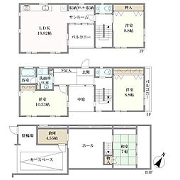 大田区田園調布３丁目の一戸建て