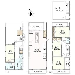 世田谷区三軒茶屋２丁目の一戸建て