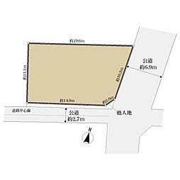 相模原市中央区淵野辺本町１丁目の土地