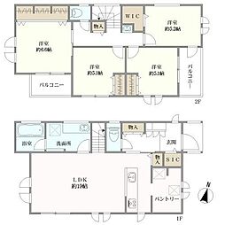 厚木市妻田北2丁目の一戸建て