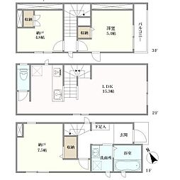 北区上中里２丁目