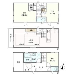 横浜市港南区上大岡西２丁目の一戸建て