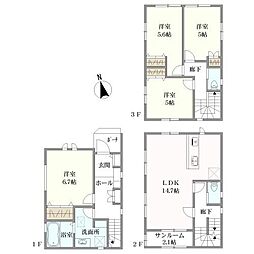 広島市南区宇品神田5丁目の一戸建て
