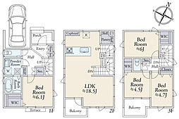 川口市芝宮根町の一戸建て