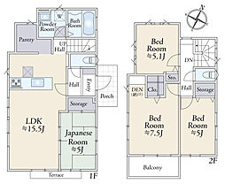 横浜市旭区白根５丁目の一戸建て
