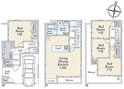 足立区保木間５丁目の一戸建て