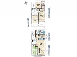 所沢市東狭山ヶ丘1丁目　新築分譲住宅全1棟4号棟　4号棟