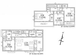 所沢市北原町　新築分譲住宅全5棟B号棟　B号棟