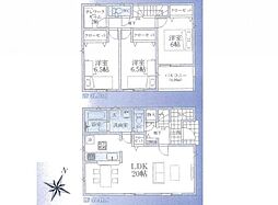 所沢市下富第3 新築分譲住宅全3棟2号棟 2号棟