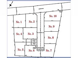 狭山市鵜ノ木　土地分譲全10区画1区画　1区画