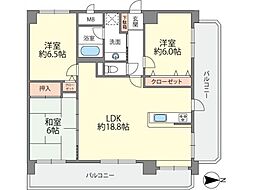 ライオンズマンション野間大池南（北東の角部屋）