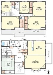 東油山2丁目中古戸建（南向き・6ＬＤＫ）