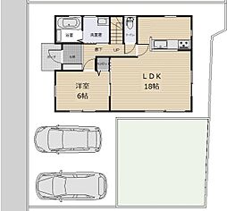 鴻巣市袋　建築条件付売地全2区画