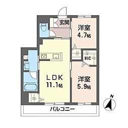 シャーメゾン寺尾台Ｂ 00302