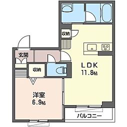 オカバ袖ヶ浦駅前シャーメゾンＡ 00202