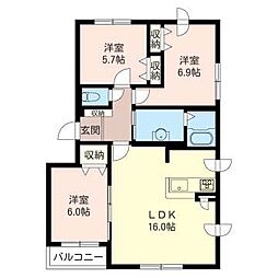 グランビレッジ公園通Ｄ 00201