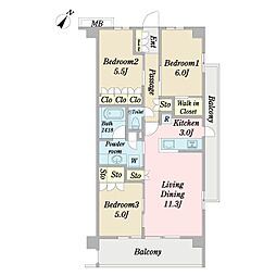 レーベン幕張本郷ＴＨＥ　ＣＯＵＲＴ