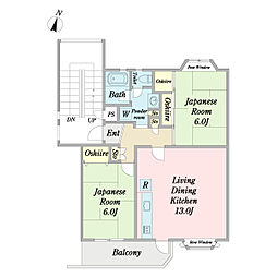 東急ドエル新検見川ビレジ2号棟 0203