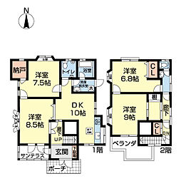 おゆみ野南3丁目借地権付戸建