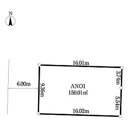 万願寺5丁目土地　1番区画