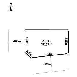 万願寺5丁目土地　3番区画