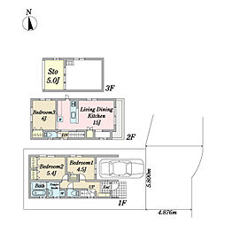 板橋区西台2丁目土地