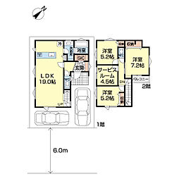 松戸市横須賀1期　新築分譲住宅　1号棟